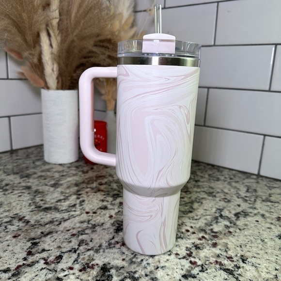 Stanley 40 oz. Adventure Quencher H2.O Flowstate Tumbler Rose Quartz Swirl - Picture 4 of 6